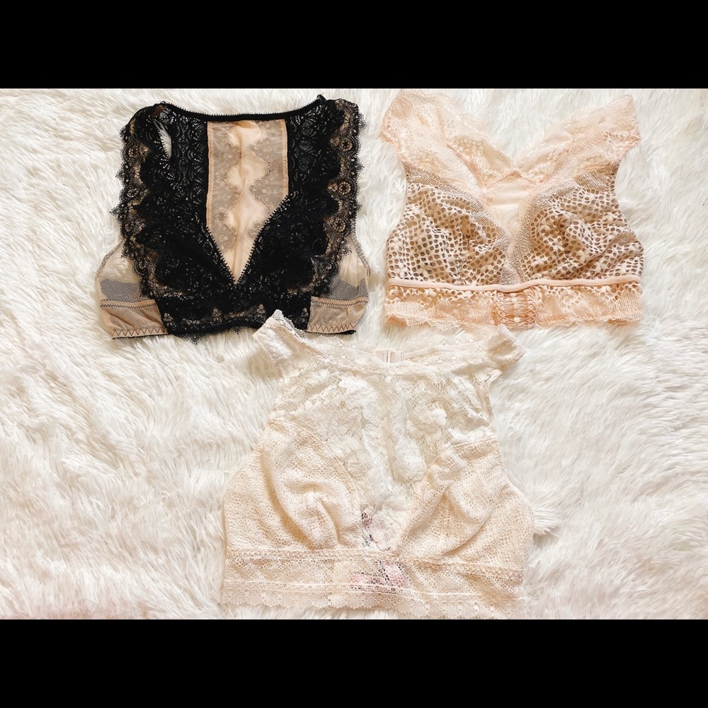 New -Victoria's Secret Satin & Lace Bralette